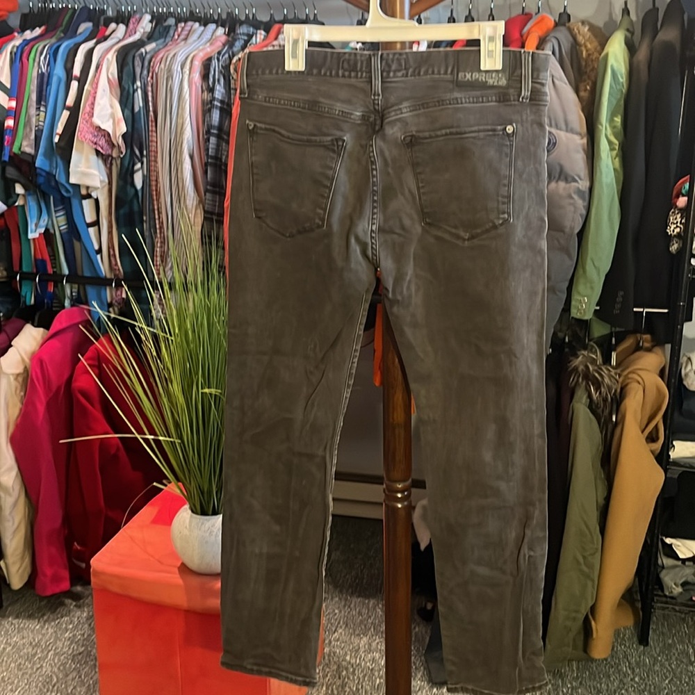 Express Men's Gray Jeans - Picture 3 of 5